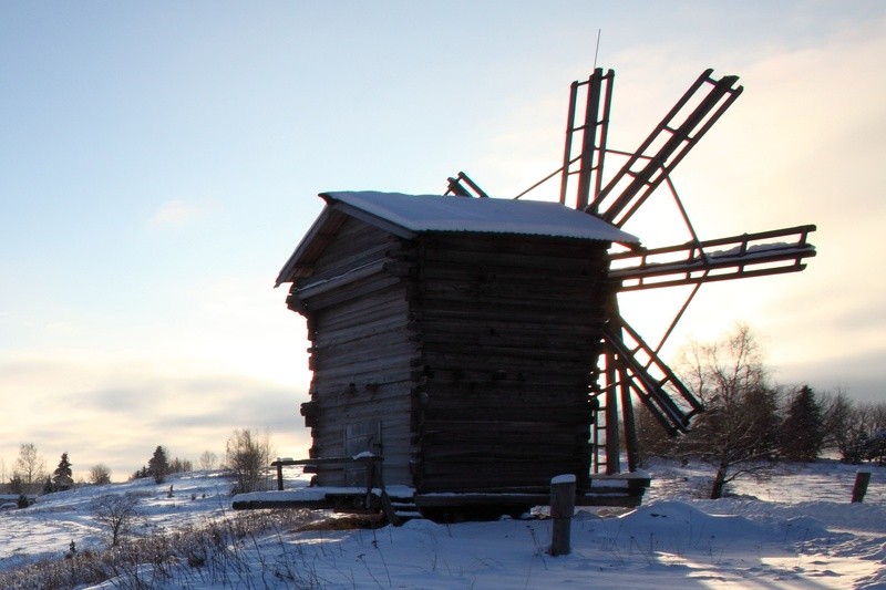 Остров Кижи мельница